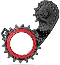 Absolute Black HOLLOWcage Pulley Kit Black/Red