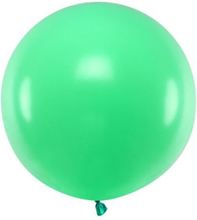 Grønn Pastellfarget Rund JUMBO Ballong 60 cm