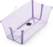 Stokke Flexi Bath Badbalja med Värmekänslig Propp (Lavender)