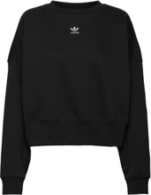 Adicolor Essentials Fleece Sweatshirt Tops Sweatshirts & Hoodies Sweatshirts Black Adidas Originals