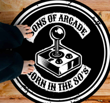 Arcade Nostalgia Born 80s vinyl tapijt zinnen en teksten