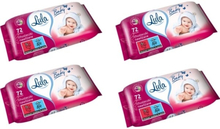 LULA wet wipes with Allantoin 72pcs 3+1 free of charge