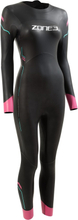 Zone3 Women's Agile Wetsuit Black/pink Svømmedrakter SM