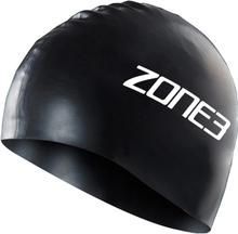Zone3 Silicone Swim Cap 48g Black Övrig utrustning OneSize