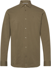 Clean Formal Stretch Shirt Ls Tops Shirts Business Khaki Green Clean Cut Copenhagen
