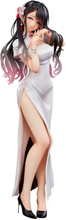 Original Illustration PVC Statue Mai Okuma illustration Healing-type white chinese dress lady 26 cm