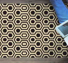 Geometrisch Zeshoekig Patroon Geometrisch vinyl tapijt