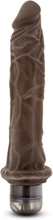 Dr. Skin Cock Vibe 8 Chocolate 25cm Värisevä dildo