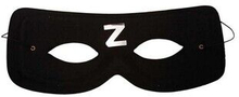 Satin Blind for Øjenene Sort Onesize Zorro