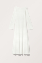 Sheer Open Back Maxi Dress - White