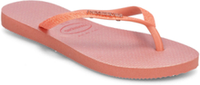 Hav. Slim Glitter Iridescent Shoes Summer Shoes Sandals Flip Flops Orange Havaianas
