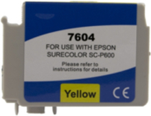WL Bläckpatron, ersätter Epson T7604, gul, 32 ml 0T7604 ersätter T7604 T7609