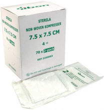Kompress NW Steril 7,5x7,5cm 2-p 140/fp