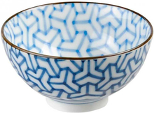 Tokyo Design Studio - Mixed bowls skål 12 cm blå/hvit mønster D