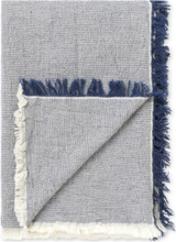 Daisy Plaid Home Textiles Cushions & Blankets Blankets & Throws Blue ELVANG