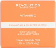 Revolution Skincare Vitamin C, Tumeric & Cranberry Seed Energizing Mask Beauty Women Skin Care Face Face Masks Peeling Mask Nude Revolution Skincare