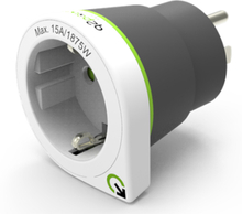 Q2power Travel Adapter Grounded 10a Eu - Usa White