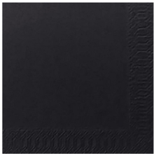 Servett 3-lags 24x24cm svart 250/fp