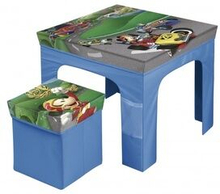 Mickey Mouse sammenklappeligt bord og stole blå