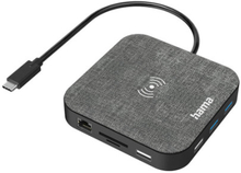 USB-C Hub Multiport Qi Charging 12 Ports