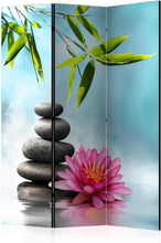 Skærmvæg Water Lily and Zen Stones