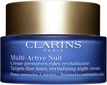Multi-Active Nuit Normal To Combination Skin Beauty WOMEN Skin Care Face Night Cream Clarins*Betinget Tilbud