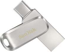 SanDisk Ultra Dual Drive Luxe USB-sticka 256 GB USB Type-A / USB Type-C 3.2 Gen 1 (3.1 Gen 1) Rostfritt stål