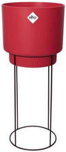 Urtepotte Elho Plastik Med støtte Cirkulær Rød (Ø 29,5 x 68,9 cm)