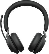 Jabra Evolve2 65, UC Stereo Headset Trådlös Huvudband Kontor/callcenter USB Type-A Bluetooth Svart