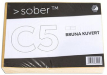 Kuvert Brun C5 80g FH 500/fp