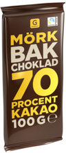 Bakchoklad Mörk 70% 100g