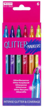 Fiberpennor Glitter 6/fp