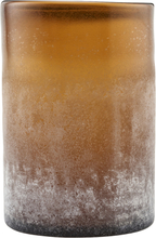 House Doctor - Mist lysholder glass 19,5 cm brun