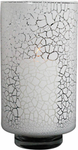 Nybro Crystal - Desert lykt/vase 27 cm hvit