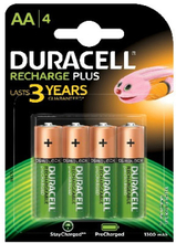 Duracell 4 LR06 1300mAh Laddningsbart batteri Nickel-metallhydrid (NiMH)