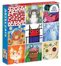 Artsy Cats 500 Piece Family Puzzle (bok, eng)