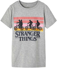 Name It Asina Stranger Things t-skjorte, grey melange