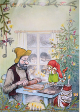 Pettson får julbesök Affisch A2 (bok)