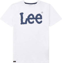 Lee Wobbly Graphic t-skjorte til barn, bright white