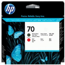 HP HP 70 Printhead matte black/red