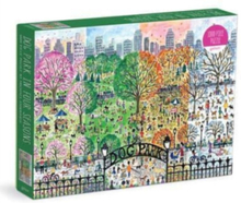 Michael Storrings Dog Park in Four Seasons 1000 Piece Puzzle