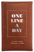 Vegan Leather One Line a Day - A Five-Year Memory Book (inbunden, eng)
