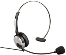 Hama Headband Headset Kabel Kontor/callcenter Svart, Silver