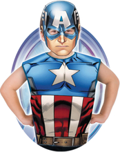 Licensierad Marvel Captain America Dräkt till Barn - Strl 3-6 ÅR