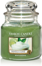 Yankee Candle 1107077E stearinljus Rund Lime, Vanilj Grön 1 styck
