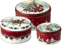 Villeroy & Boch Christmas Toy's Kakeboks Sett 3 stk