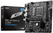 MSI PRO B760M-G DDR4 moderkort Intel B760 LGA 1700 micro ATX