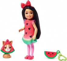 Barbie tienerpop Chelsea 15 cm watermeloen 7-delig (GHV71)