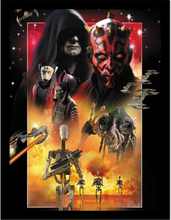 Star Wars Episode I Villains Framed Poster