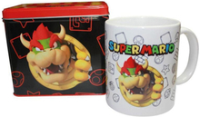 Nintendo Super Mario Bros Bowser mug + money box set